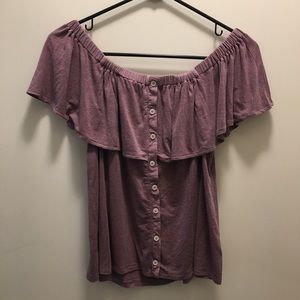 American Eagle off the shoulder top